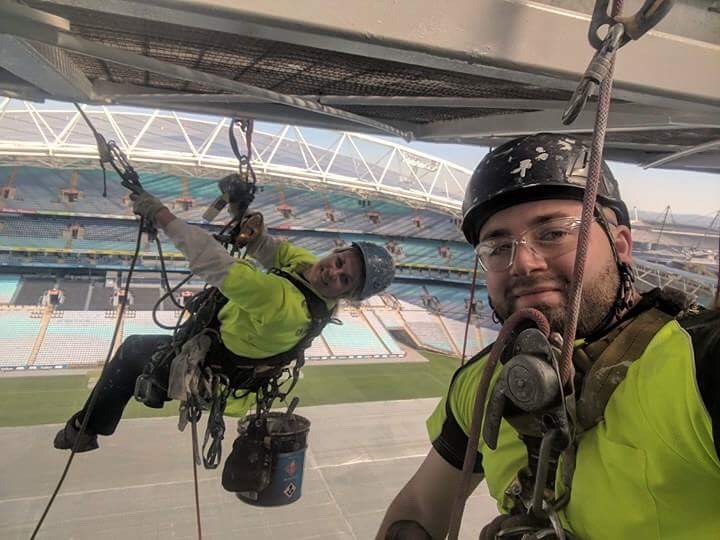 Rope access painters